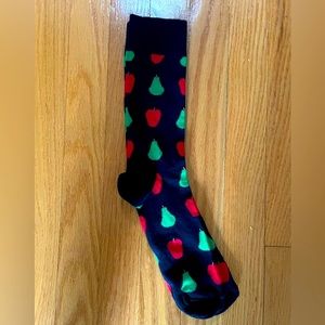 Happy Socks - Apples & Pears Black Socks
